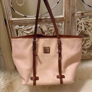 Dooney & Bourke Blush and Brown Tote